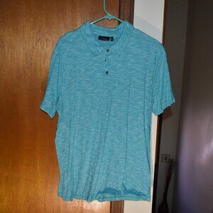 Men’s XXL Teal Green Heather Polo Marc Anthony Moisture Wicking Performance Golf